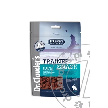 DR. CLAUDER'S TRAINEE SNACK - mięsne treningówki dla psów dorosłych i szczeniąt, królik 80g