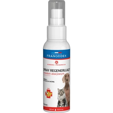 FRANCODEX spray regenerujący z miodem akacjowym dla psów i kotów 100 ml