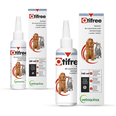 VETOQUINOL Otifree - płyn do czyszczenia uszu dla psów i kotów