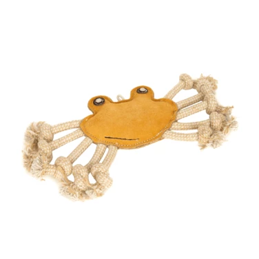 CHICO TREND krab - zabawka dla psa z wytrzymałej skóry i bawełnianego sznura - 3