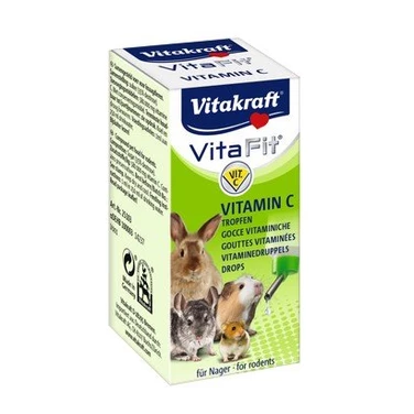 VITAKRAFT Vita fit - witamina C dla gryzoni w kroplach 10 ml + 0,8 g