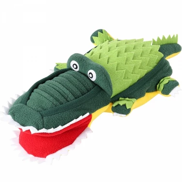 DOGLEMI Krokodyl - zabawka węchowa dla psa z licznymi kieszonkami