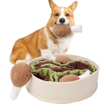DOGLEMI Pycha Micha - zabawka węchowa dla psa z licznymi kieszonkami na smakołyki - 4