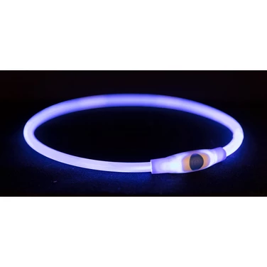 TRIXIE świecąca obroża LED dla średnich i dużych psów ładowana przez USB, wielokolorowa - 4