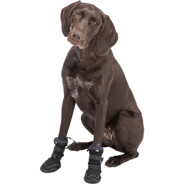 TRIXIE Walker Active Long - ochronne, wysokie buty dla psa, czarne 2 sztuki - 8