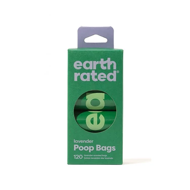 EARTH RATED Poop Bags - ekologiczne woreczki na psie odchody o zapachu lawendy 8 x 15szt.