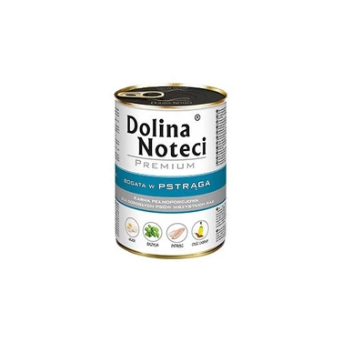 DOLINA NOTECI Premium - mokra karma dla psa bogata w pstrąga 400g