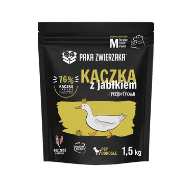 PAKA ZWIERZAKA Seventh Heaven - sucha karma dla psów z kaczką i jabłkiem 1,5 kg