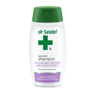 DR SEIDEL - szampon proteinowy z dodatkiem kocimiętki dla kotów 220 ml