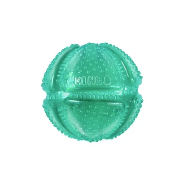 KONG® Squeezz Dental Ball - gumowa piłka dla psa z wypustkami i możliwością ukrycia smakołyków