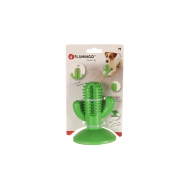 FLAMINGO Kaktus Dental - zabawka na jedzenie dla psa z bardzo mocnej gumy, z przyssawką,  rozmiar M - 2