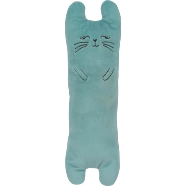 ZOLUX Ethi'cat - kopacz dla kota z ekologicznych materiałów, duży i miękki królik z kocimiętką, turkusowy 25cm