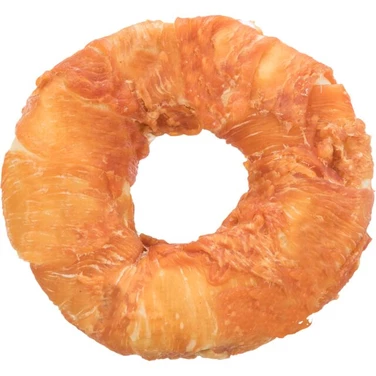 TRIXIE Denta Fun - mięsny donut dla psa z nadzieniem z płuc i wątroby wołowej 10 cm, 65g