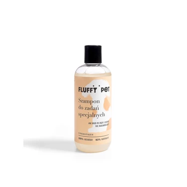 FLUFFY PET szampon dla psa do zadań specjalnych, do silnych zabrudzeń, 100% naturalny 300 ml