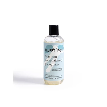 FLUFFY PET szampon dla psów i kotów do codziennej pielęgnacji, 100% naturalny 300 ml