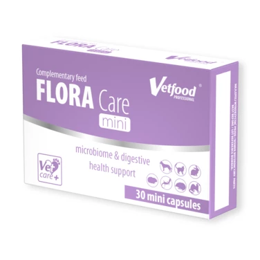 VETFOOD Flora Care Mini - preparat z maślanem sodu i FOS 30 kapsułek