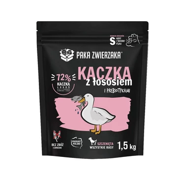 PAKA ZWIERZAKA Seventh Heaven - sucha karma dla szczeniąt z kaczką i łososiem 1,5 kg