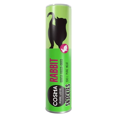 COSMA Snackies - liofilizowane przysmaki dla kotów, królik 24 g
