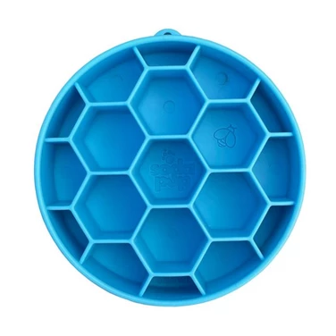 SODA PUP Honeycomb ebowl - miska spowalniająca dla psa, plaster miodu niebieski