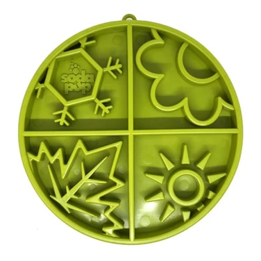 SODA PUP Four Seasons Design ebowl green - miska spowalniająca dla psów, zielona