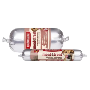 MEATLOVE Meat&Treat 2.0 - przekąska w formie kiełbaski do krojenia, wątroba wołowa