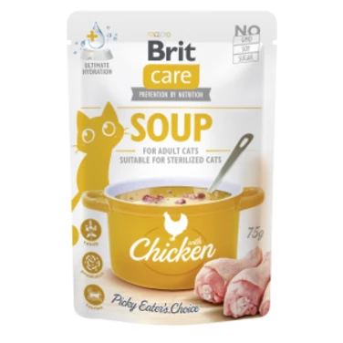 Brit Care Cat Soup - zupka dla kota z kurczakiem 75g