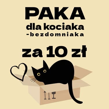 Charytatywna paczka z jedzeniem dla kociąt w potrzebie o wartości 10 zł - szczegóły akcji w opisie produktu