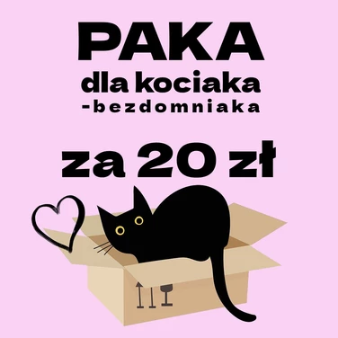 Charytatywna paczka z jedzeniem dla kociąt w potrzebie o wartości 20 zł - szczegóły akcji w opisie produktu