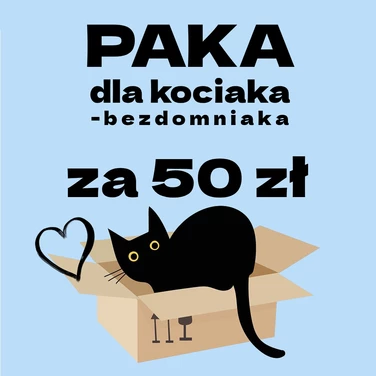 Charytatywna paczka z jedzeniem dla kociąt w potrzebie o wartości 50 zł - szczegóły akcji w opisie produktu