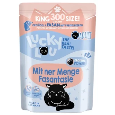 Lucky Lou Lifestage Adult - wysokomięsna, mokra karma dla dorosłych kotów, drób z bażantem - 3