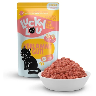 Lucky Lou Lifestage Adult - wysokomięsna, mokra karma dla dorosłych kotów, drób z jagnięciną - 2