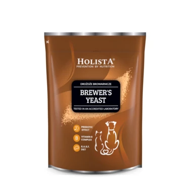 HOLISTA Brewer's Yeast - drożdże browarnicze dla psów i kotów, w proszku - 2