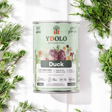 YDOLO Healthy&Pure Duck - monobiałkowa, mokra karma dla psa z mięsa kaczki 400g - 2