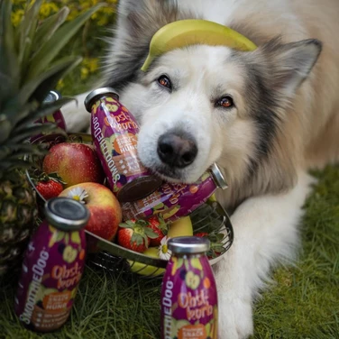 SMOOTHIE DOG Obstkorb - naturalna, płynna przekąska dla psów, mix owocowy 250ml - 3