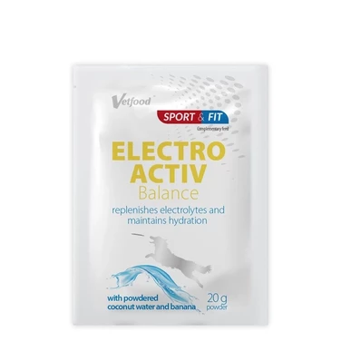 VETFOOD Electroactiv Balance - elektrolity dla psów i kotów o smaku bananowym, saszetka 20g