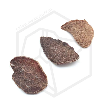 MEATSTUFF Przysmaki z Pańskiego Stołu - kruche plastry z ligawy wołowej 100% mięsa 75g - 2
