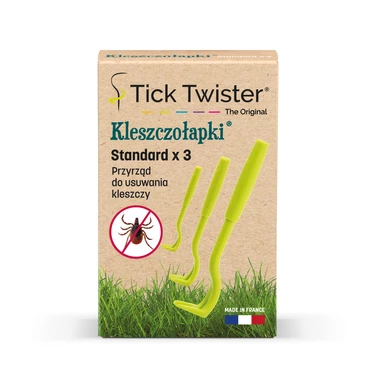 TICK TWISTER  kleszczołapki, przyrząd do usuwania kleszczy u psów i kotów, w trzech rozmiarach