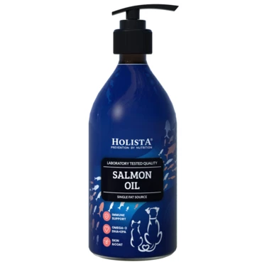 HOLISTA Salmon Oil - olej z łososia atlantyckiego dla psów i kotów