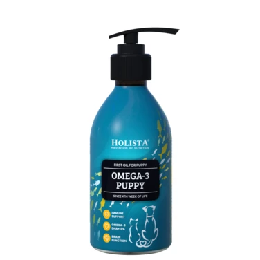 HOLISTA Omega3 Puppy - olej dla szczeniąt z ryb morskich z wysoką zawartością Omega 3