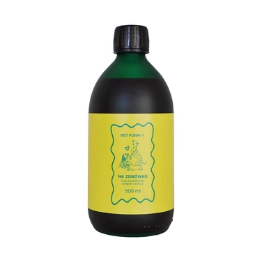 PET FORM LABS Olej na zdrówko - mieszanka olejów z dorsza, konopi i kryla 500ml